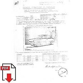 1968 Daf 55 FIA homologation form PDF download